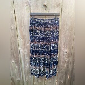 Vintage Beaded Boho Midi Skirt Indie Artsy Hippie Style‎ Jane Ashley Large